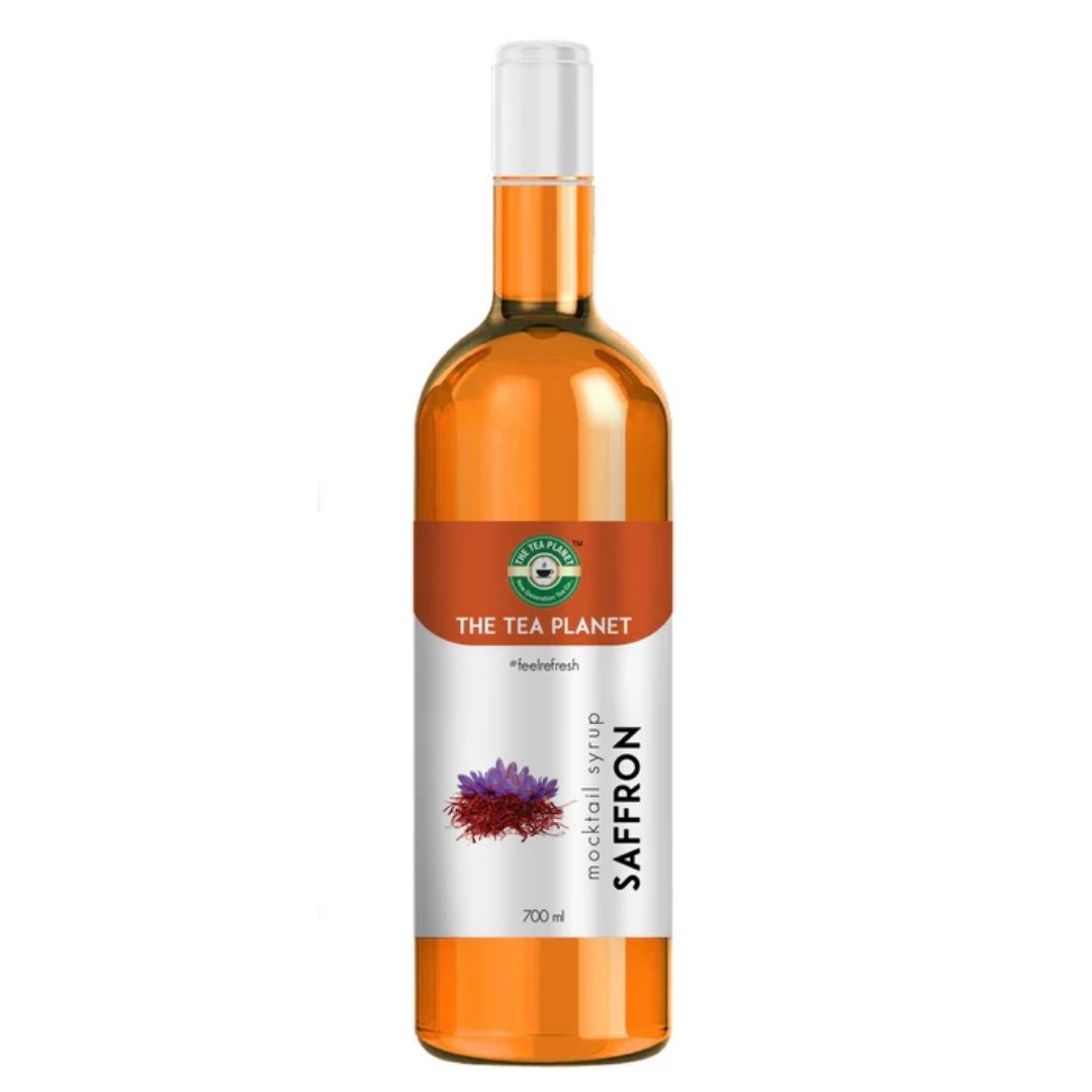 Saffron Mocktail Syrup - 700 ml The Tea Planet