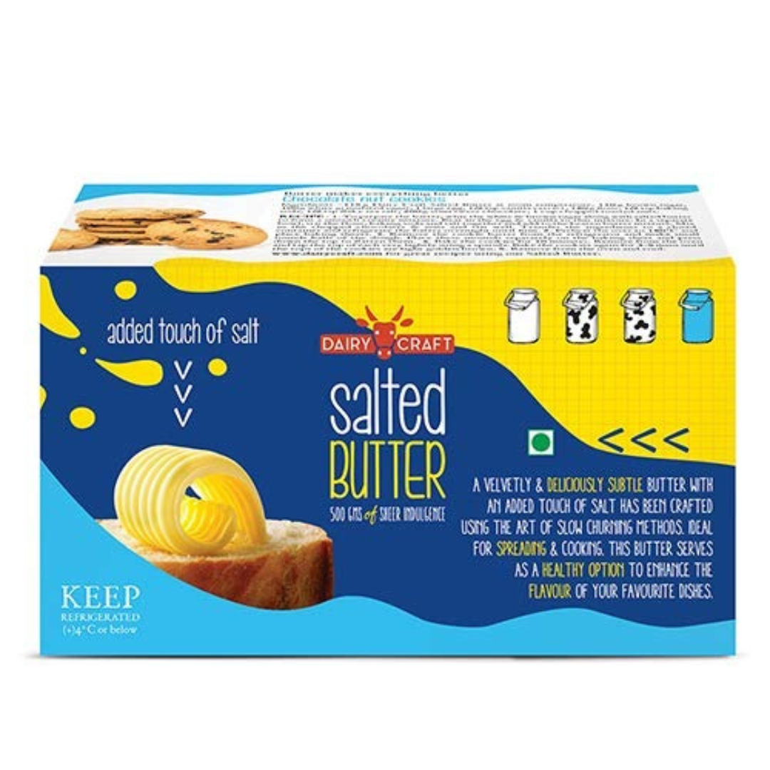 Salted Butter 500 gm Dairy Craft