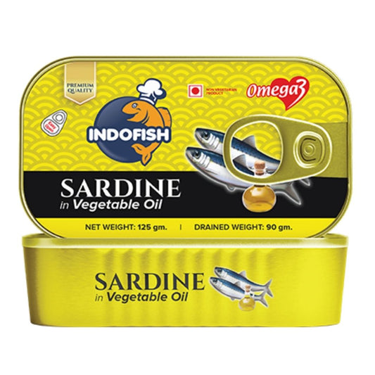 Sardine In Vegetable Oil 125g Indofish