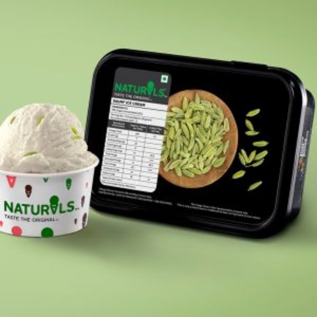 Saunf Ice cream  Naturals