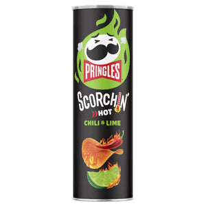 Scorchin' Chili & Lime Potato Crisps Pringles