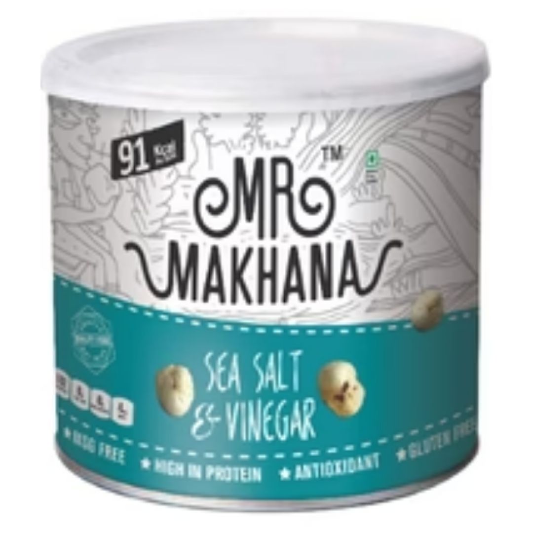 Sea Salt & Vinegar 50 gm  Mr. Makhana