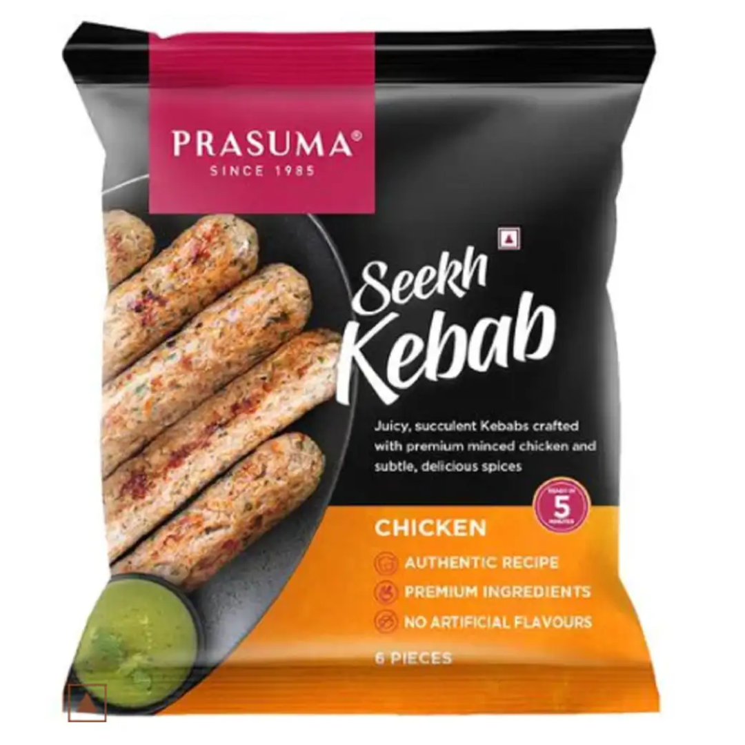 Seekh Kabab Chicken 500 Gm Prasuma