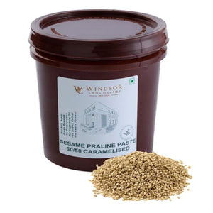 Sesame Praline Paste 50-50 Caramelised 1kg  Windsor Chocolatier