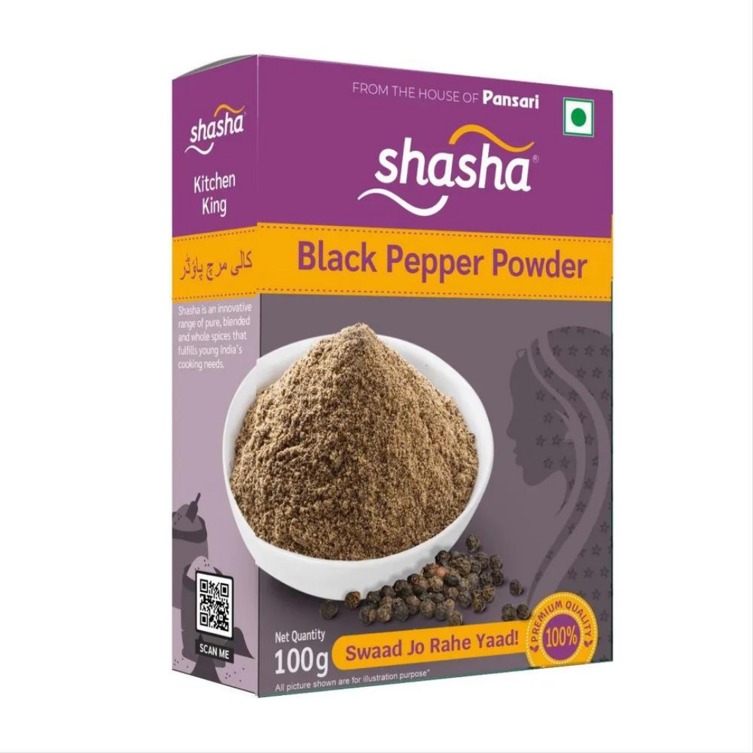 Shasha Black Pepper 100 gm Pansari