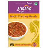 Shasha Methi Chutney Masala 100 gm Pansari
