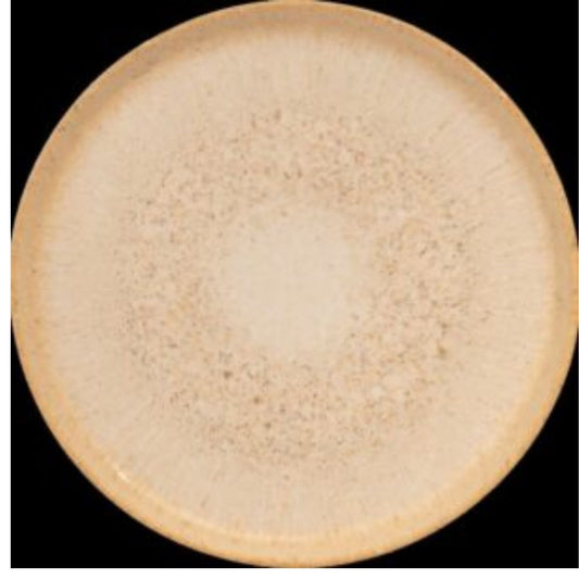 Short Rim Selas Stackable Plate IRIS Beige