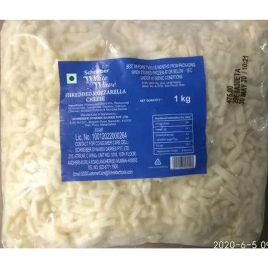 Shredded Mozzarella Cheese 1 kg  Dynamix