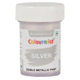 Silver Colourmist Edible Metallic Paint 20g Bakersville