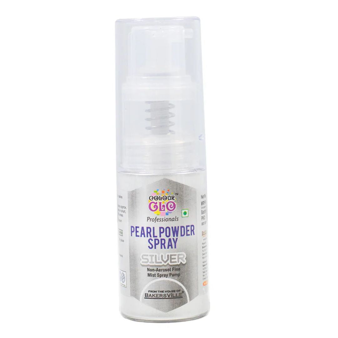 Silver Powder Pearl Spray 7g Colourglo