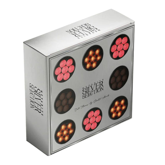 Silver Selection Choco-Coated Nuts - Gift Hamper Box Meva Bite