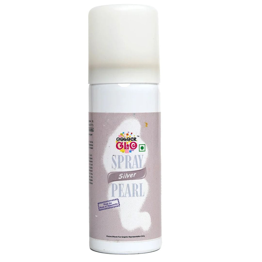 Silver Spray Pearl Colour 50ml Colourglo