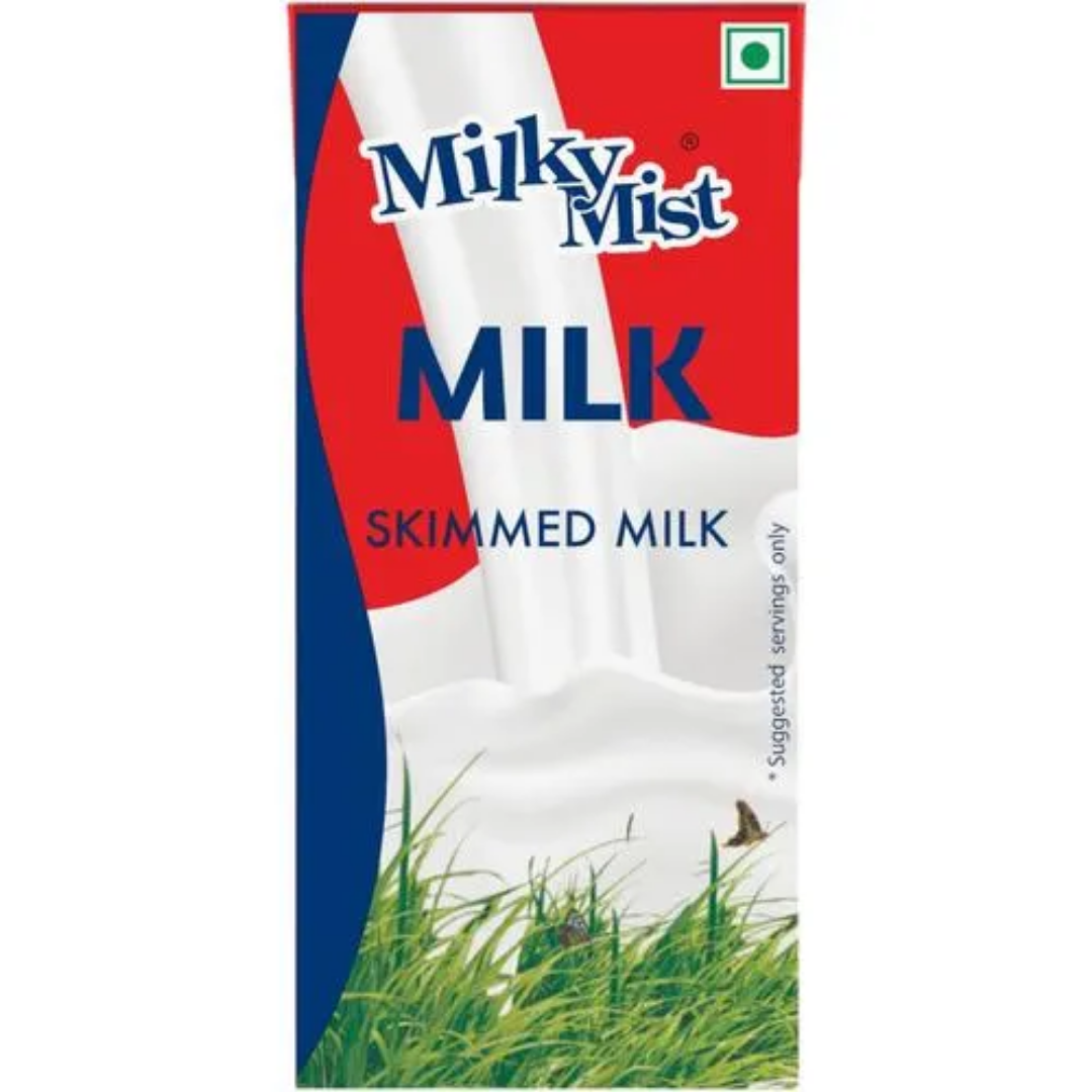 Skim Uht Milk 1 Ltr  Milky Mist
