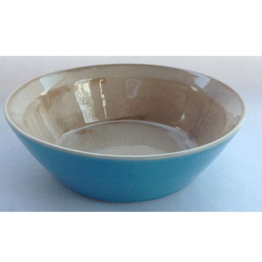 Sky Blue Tapered Single Bowl D- 7.5” x H- 2.25” ArtEvo