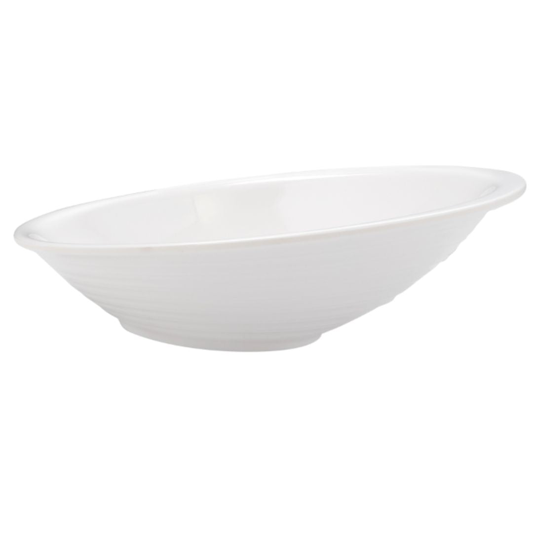 Slanted Bowl 23 cm White – Servewell