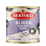 Sliced Black Ripe Pitted Olives Bertolli