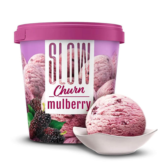 Slow Churn Mulberry Ice Cream, 500ml Kwality Walls