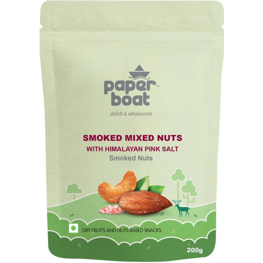 Smoked Mixed Nut With Himalayan Salt 200g Paper Boat