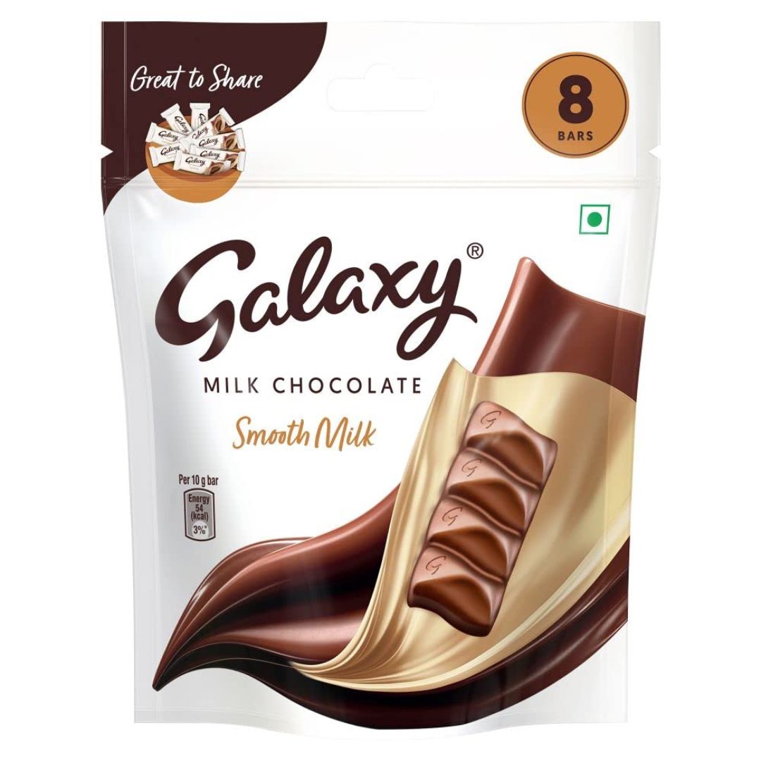 Smooth Milk Chocolate Pouch 80 Gm Galaxy