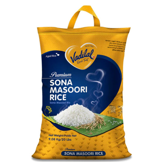 Sona Masoori Rice 9.08kg Vadilal