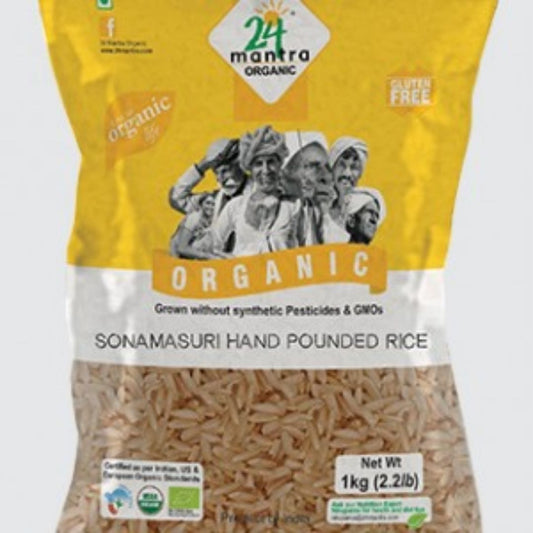 Sonamasuri Hand Pounded Rice 24 Mantra Organic