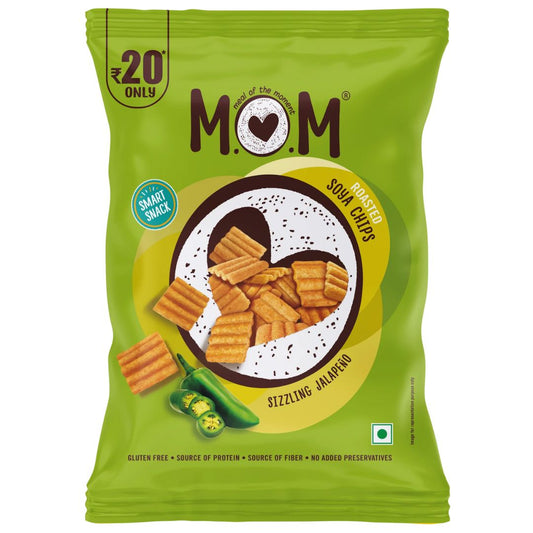 Soya Chips-Sizzlin gm Jalapeno 50 gm  MOM