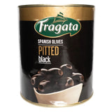 Spanish Olives Pitted Black Fragata