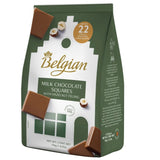 Squares MilkChocolate Hazelnut 176g The Belgian