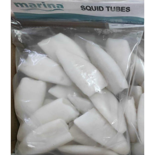 Squid Tube 20/40 Frozen (20% Glazed)  1 KG