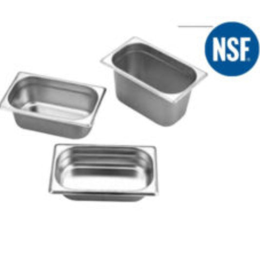 Stainless Steel 304 GN Pan 1_4 NSF Approved (265mm x 162mm) Cambro