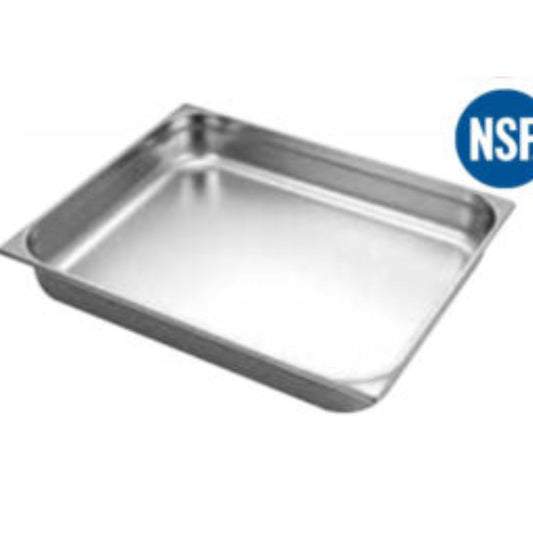 Stainless Steel 304 GN Pan 2_1 NSF Approved (650mm x 530mm) Cambro