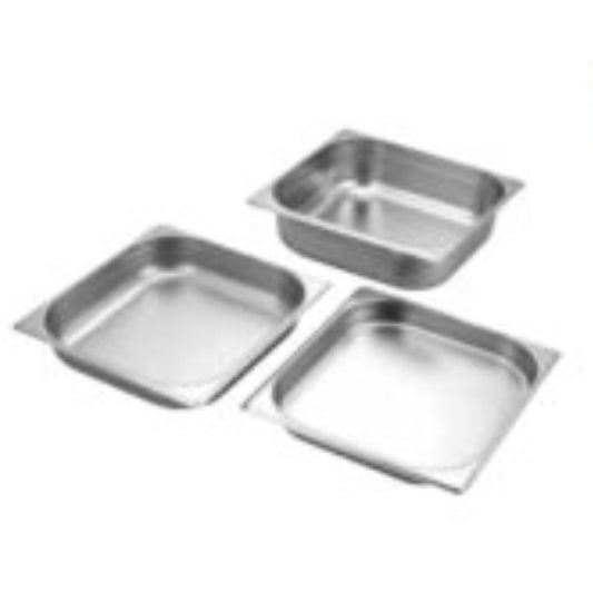 Stainless Steel 304 GN Pan 2_3 NSF Approved (354mm x 325mm) Cambro