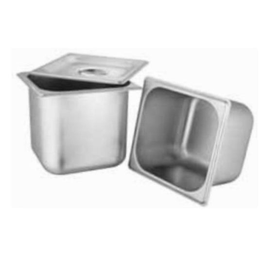 Stainless Steel Ice Cream Gn Pan 8_8 (221mm x 211mm)