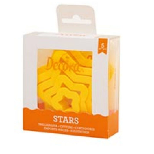 Star Cookie Cutters - 5 Pcs