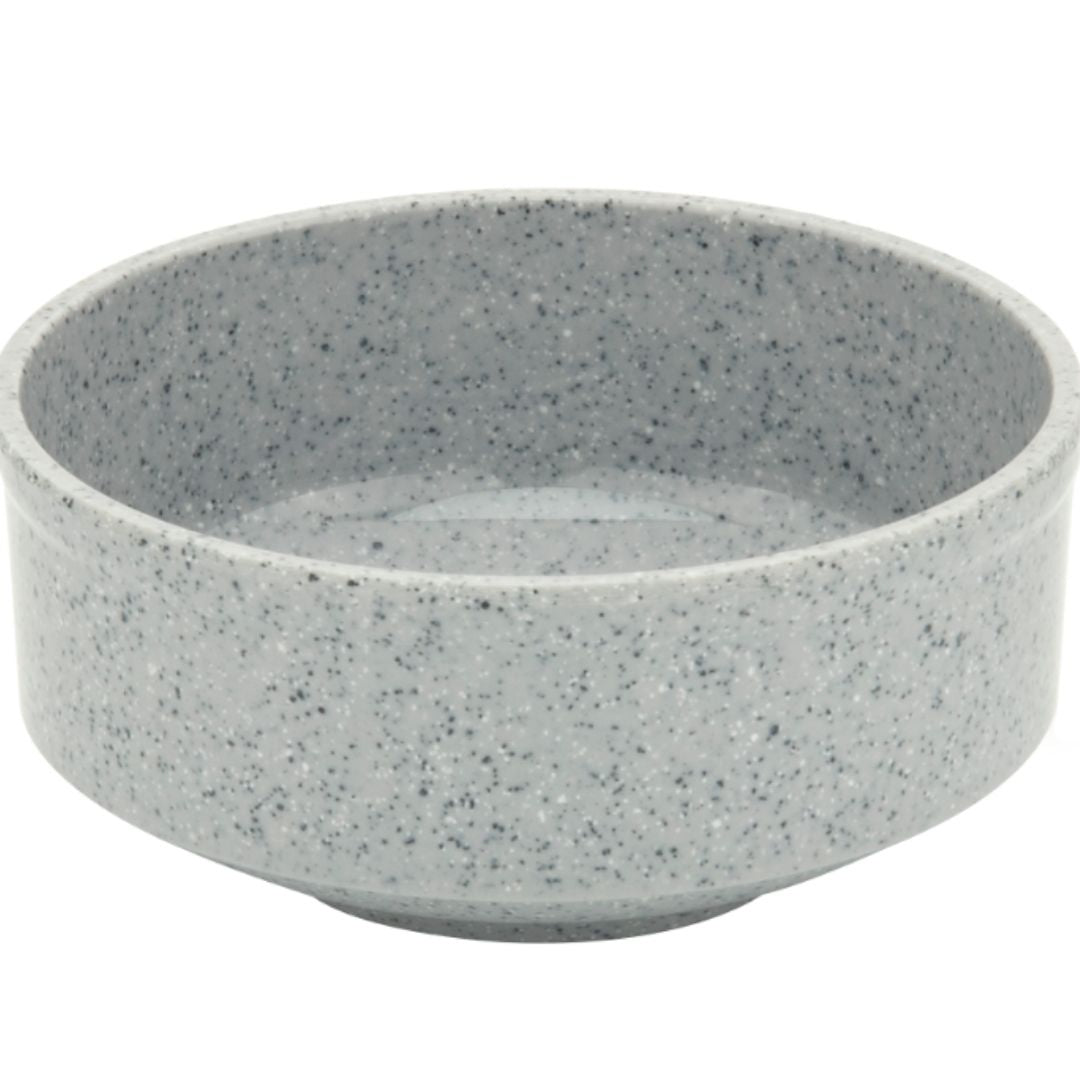 Straight Soup Bowl 11 cm Speckle Grey