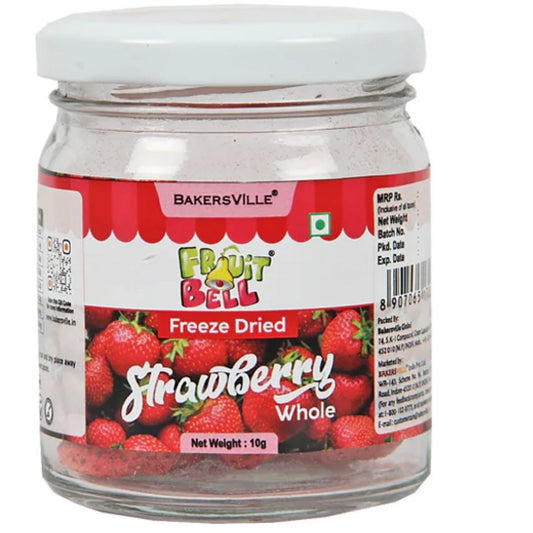 Strawberry Fruitbell Freeze Dried Whole 10g Bakersville