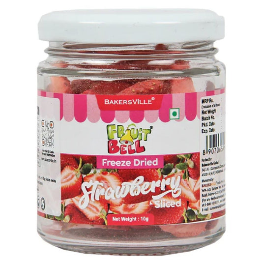 Strawberry Fruitbell Freeze Dried sliced 10g Bakersville