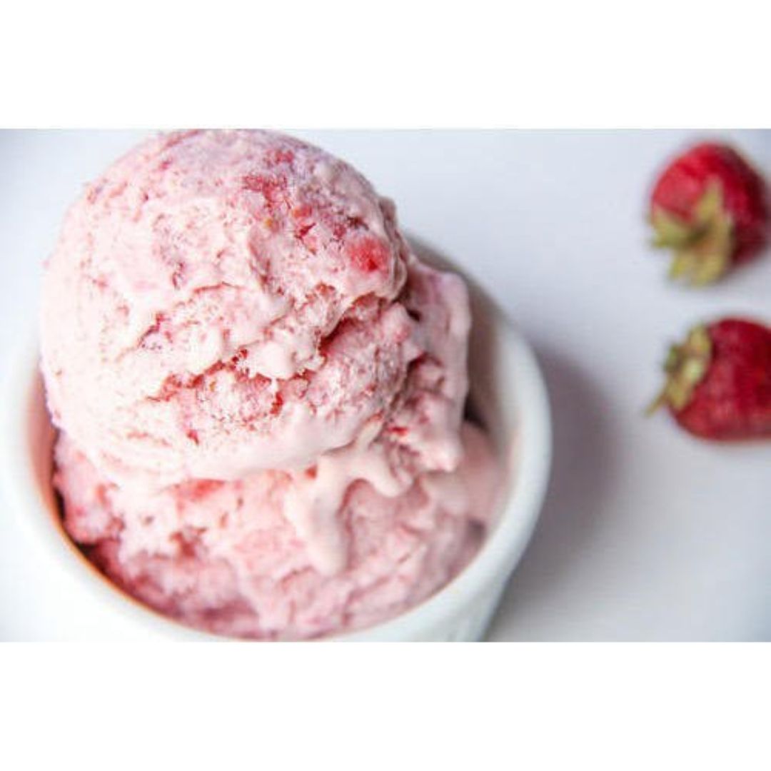 Strawberry Ice Cream (40 Scoops) 4 ltr  Dlish