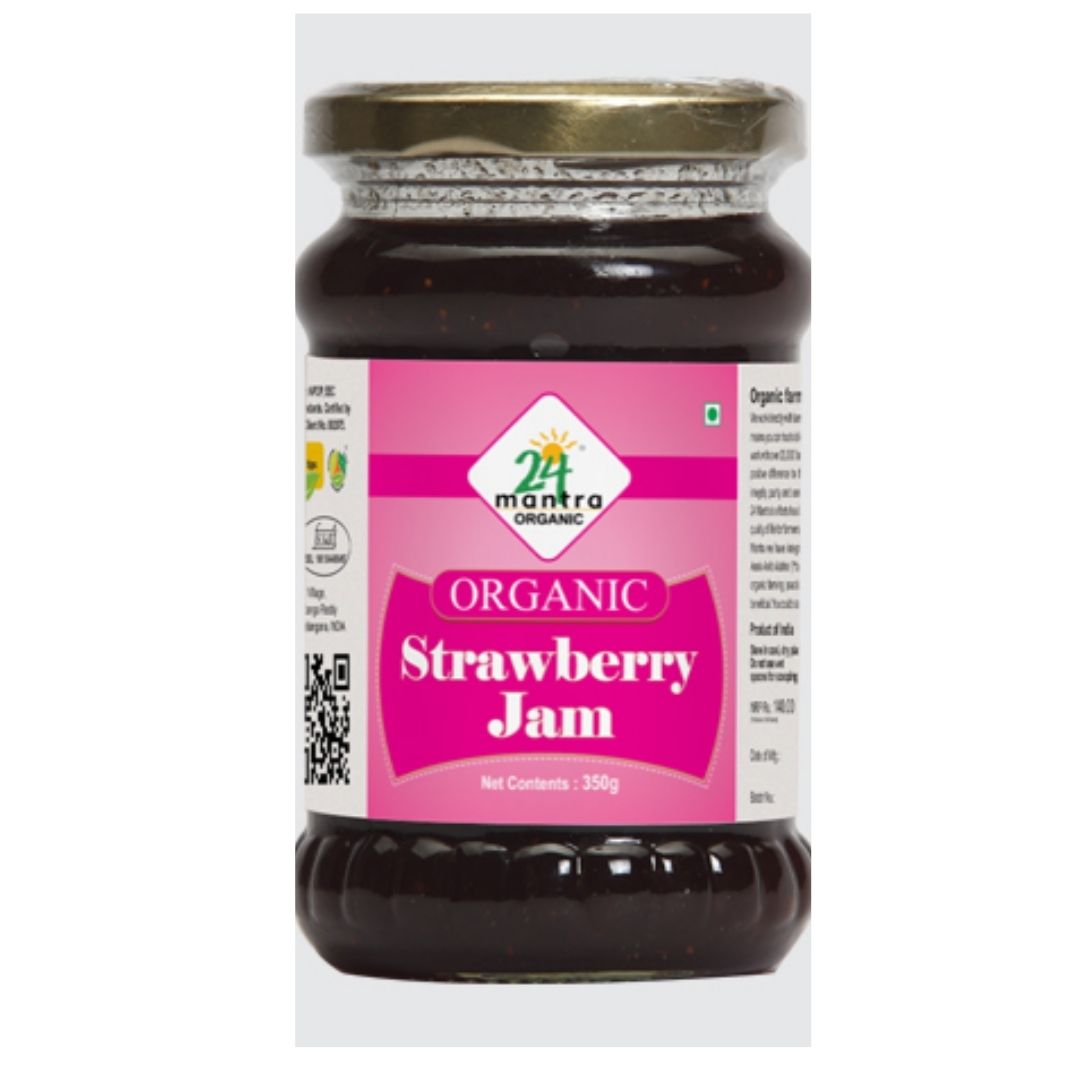 Strawberry Jam 350g 24 Mantra Organic