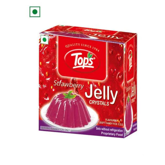 Strawberry Jelly Crystals 90g Tops