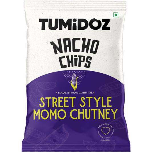 Street Style Momo Chutney Nacho Chips 60 gm Tumidoz