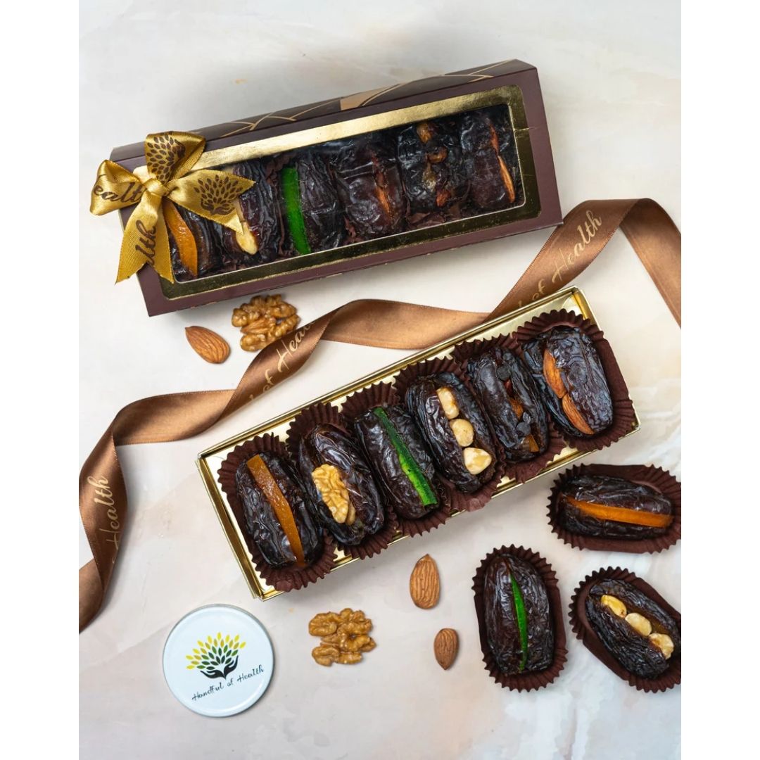 Stuffed Large Medjoul Dates (6 pc)  Royal Delight