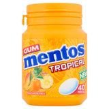 Sugar Free Gum Tropical Flavour 56gm Mentos