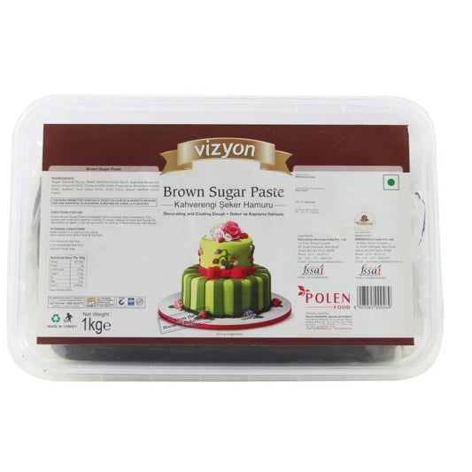 Sugar Paste Brown, 1 KG Vizyon