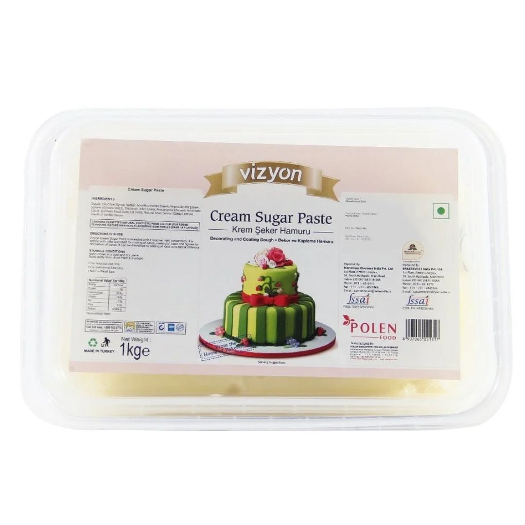 Sugar Paste Fondant 1kg Vizyon