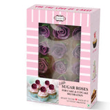 Sugar Roses Cupcake Decoration Fuchsia Pink 120 gms Confect