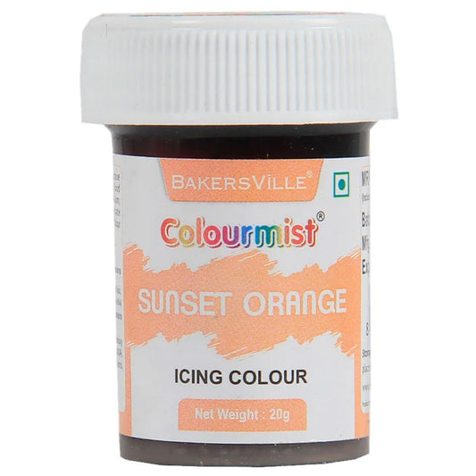 Sunset Orange Edible Icing Color 20g Colourmist