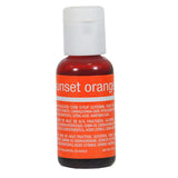 Sunset Orange Edible Liqua Gel Colour 20ml Chefmaster