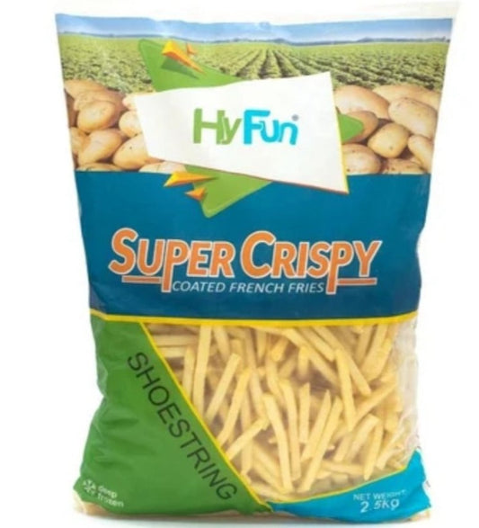 Super Crispy Coated French Fries 9 mm AAA   2.5 kg  – HyFun Foods Service