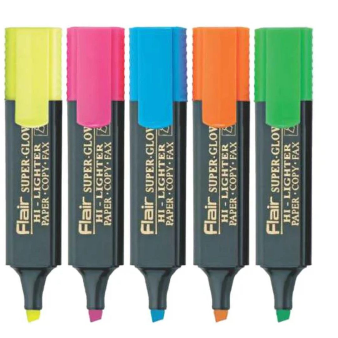 Super Glow Highlighter Pack Of 5 Flair